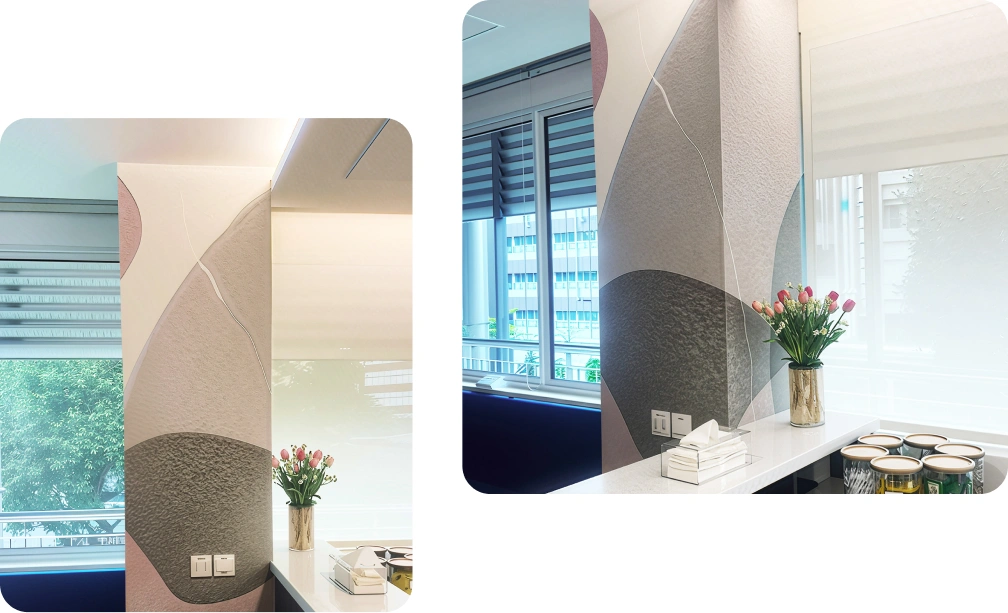 Room Look Stunning with Abstract Colorful Wallpaper